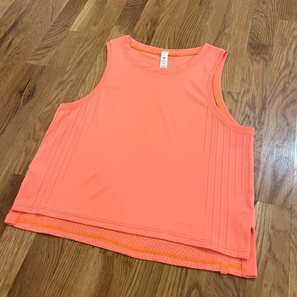 Lululemon Train To Be Orange Tank - Picture 5 of 6
